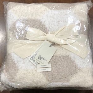 Barefoot Dreams CozyChic Tri-color Pillow Blanket